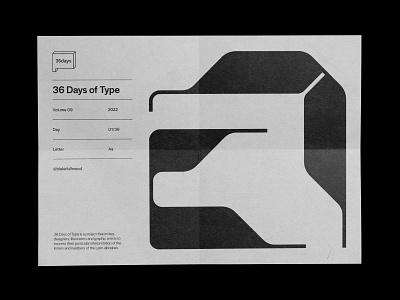 36 days of type — Aa 36 days of type a design graphic design type typography