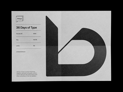 36 days of type — Bb 36 days of type b design graphic design type typography
