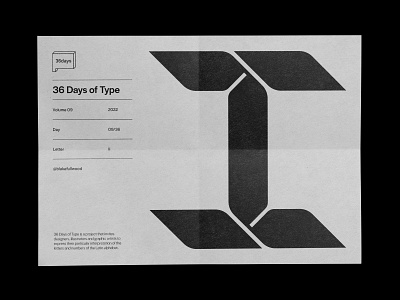 36 days of type — Ii