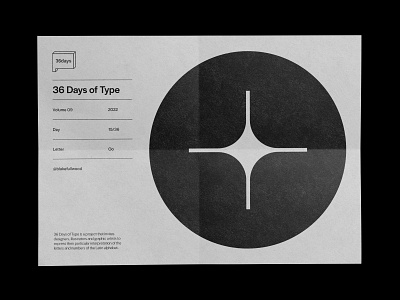 36 days of type — Oo 36 days of type design graphic design o type typography