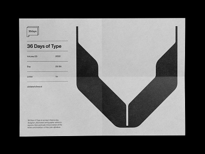 36 days of type — Vv