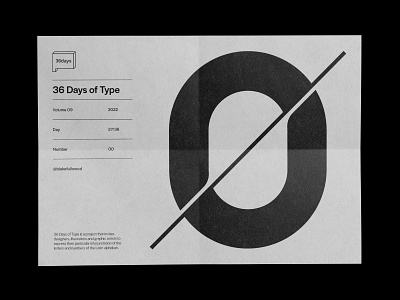 36 days of type — 00 0 36 days of type design graphic design type typography