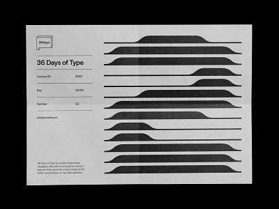 36 days of type — 02 2 36 days of type design graphic design type typography