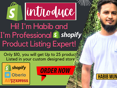 Fiverr Shopify GIG presentation product listing product listing ebay shopify expert shopify listing shopify product listing shopify product uploading shopify upload upload products