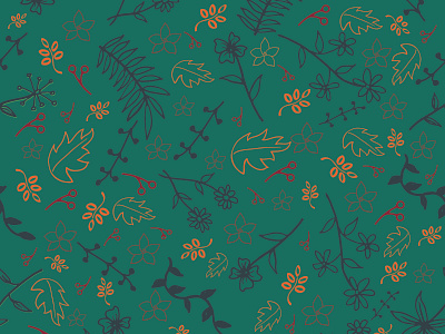 Luna design graphic design pattern tropical tropical flowers