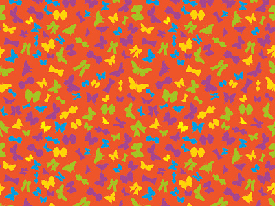 Butterfly and Bowknot Pattern bowknot butterfly design pattern