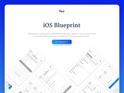 Blueprint - Landing Page