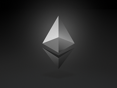The First Ether black blockchain branding cryptocurrency eth ethereum logo noir white