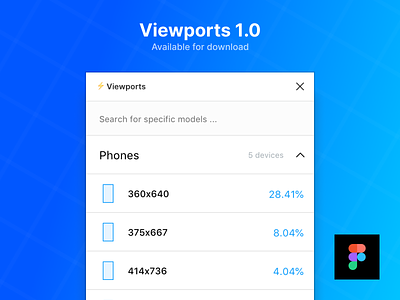 Viewports 1.0 android app application figma ios mobile plugin plugins release