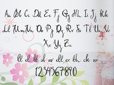 Happiness Handwritten Font branding design font handwritten illustration script typography vector