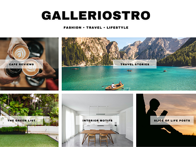 Galleriostro Web Design branding design graphic design illustration typography ui ux website