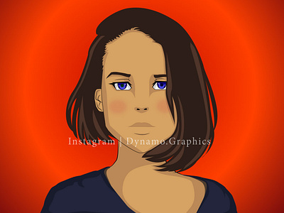 Anime style Vector Portrait