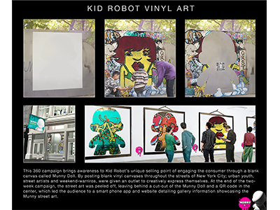 Kid Robot Vinyl Project advertising art graffiti street art toys