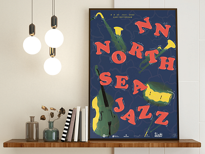 North Sea Jazz Festival Poster design festival illustration merch poster typography