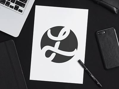 Personal Logo branding clean design flat initials lettering logo logotype lt modern simple vector