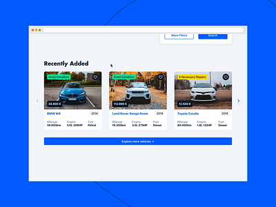 UCRS — Report Hover car clean dealership design desktop flat home minimal modern product protopie prototype purchase safety simple typography ui ux web website