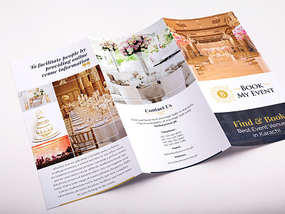 Tri-Fold Brochure Design for Event Management Company
