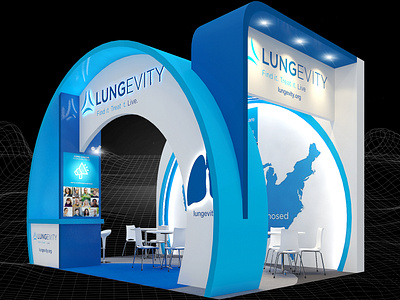 Lungevity 4x6 Exhibition Booth