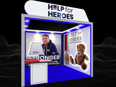 Help for Heroes 3x3 Exhibition Booth