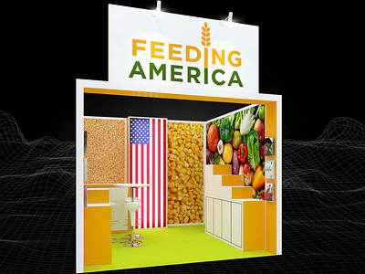 Feeding America 3x3 Exhibition Booth