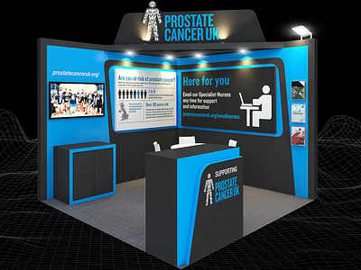 Prostate Cancer UK 3x3 Exhibition Booth