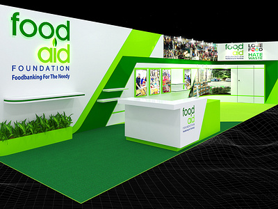 Food Aid Foundation 3x12 Exhibition Booth