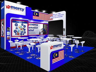 Mercy Malaysia 6x6 Exhibition Booth