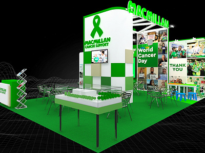 Macmillan Cancer Support 6x9 Exhibition Booth