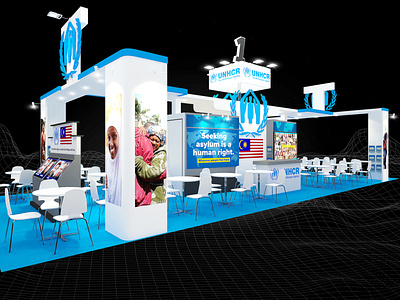 UNHCR 6x15 Exhibition Booth