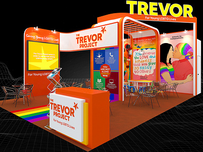 The Trevor Project 6x9 Exhibition Booth