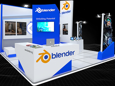 Blender 6x6 Exhibition Booth
