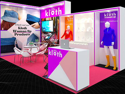 Kloth Cares 3x6 Exhibition Booth