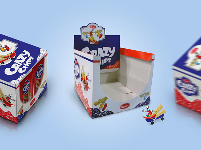 Crazy Chips Box Design