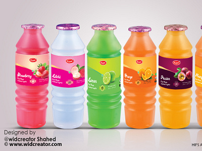 Royal Fruit Flavored Packaging and Label Design. branding desgner design drinks packaging fruit flavor graphic design labal design packaging