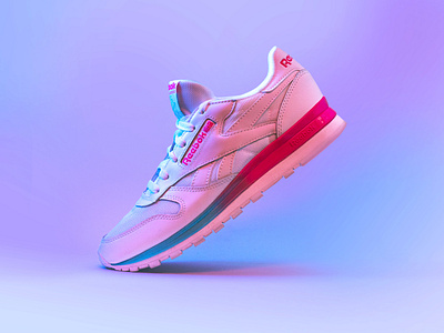 Reebok Classic Leather sneakers art direction branding photography product shot