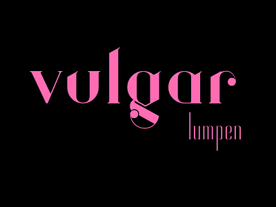 Vulgar Lumpen Logo pt.2 app logo razor sketch sketchapp social ui youth