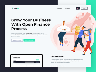 Finnabee Landing Page