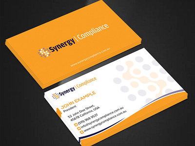 Modern professional business card