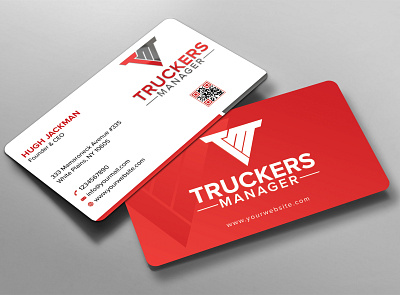 Modern professional business card graphic design