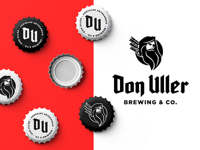 Don Uller - Brewing & Co. beer branding beer logo branding brewing cerveja don logo nordic viking