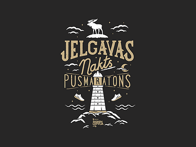 Jelgava's night half marathon