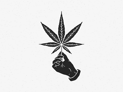 Cannabis leaf black cannabis cannabis oil design distressed illustration logo vector vegan