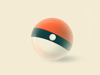 Pokeball design flat illustration logo pokeball pokeman texture
