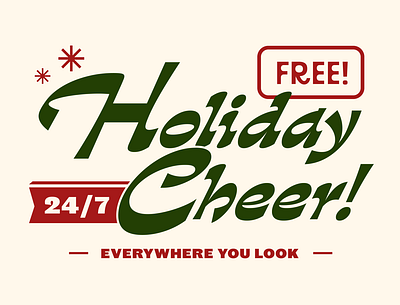 Holiday Cheer! adobe adobe illustrator art print design illustrator type typography