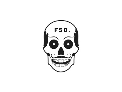 FSO. Skull illustration skull vector