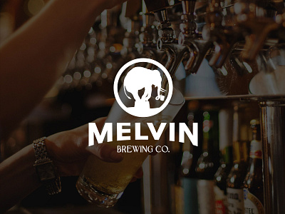 Melvin Brewing Co. beer branding brewery brewing jackson hole logo melvin melvin brewing