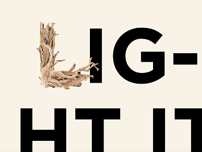 Driftwood Type typography