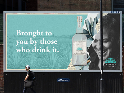 Casamigos Billboard advertising alchohol billboard casamigos marketing mock up tequila