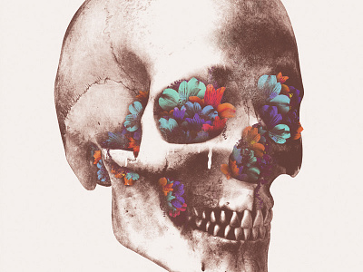 DACS NYC dacs exhibition illustration nyc shapes skull typography