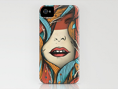 Daughter Nature illustration iphone case nature